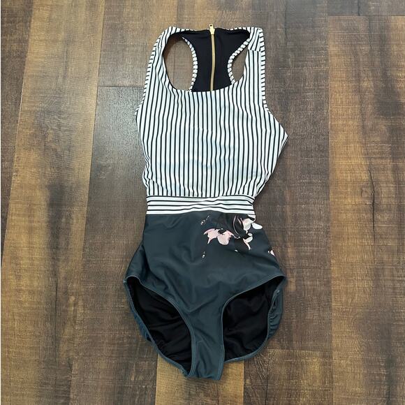 Albion Fit Bon Voyage One-Piece Swimsuit Size XL - Picture 1 of 6
